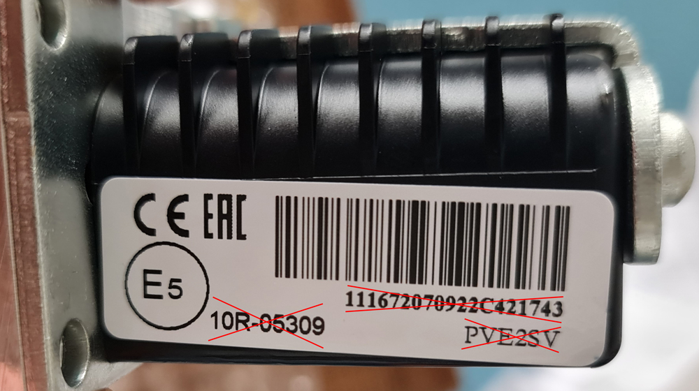 Identificación incorrecta de las bobinas Danfoss de la serie 7