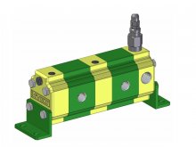 Imagen RV-1S 9RS Vivoil Vivolo divisores de caudal de engranajes grupo 1 con válvula común de corrección de fase
