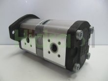 Thumbnail of 0510665093 Bosch Rexroth bomba hidráulica doble de engranajes 16+11 cc/rev con eje cónico 1:5