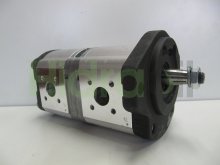 Imagen 0510665093 Bosch Rexroth bomba hidráulica doble de engranajes 16+11 cc/rev con eje cónico 1:5