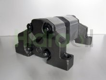 Miniatura de OEM26 Ebro bomba hidráulica doble de engranajes 18+6 cc/rev