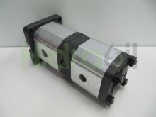 Miniatura de OEM31 Agria bomba hidráulica doble de engranajes 5+3.3 cc/rev