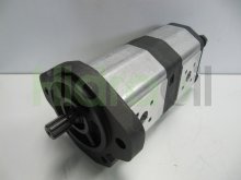 Miniatura de OEM42 Zettelmeyer bomba hidráulica doble de engranajes 18+8 cc/rev