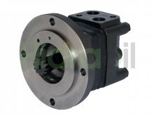 Imagen 151F0539 OMSS 200 Sauer Danfoss motor hidráulico orbital 200 cc/rev con eje estriado tipo cardan