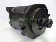 Imagen HMF 105-02 2563 Poclain motor hidráulico de pistones 105 cc/rev con eje estriado