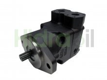 Imagen M4C 067 3N02 A104 Denison Parker motor hidráulico de paletas 71 cc/rev con eje estriado 