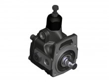 Imagen 01 PLP 05-16 FHRM-A Berarma bomba hidráulica de paletas de caudal variable 16 cc/rev con regulador de presión mecánico thru-drive shaft
