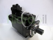 Imagen TXV150 0518600 Hydro Leduc bomba hidráulica de pistones caudal variable 150 cc/rev LS con eje estriado 8 dientes giro a derechas