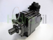 Imagen TXV130 0518705 Hydro Leduc bomba hidráulica de pistones caudal variable 130 cc/rev LS con eje estriado 8 dientes giro a izquierdas (through shaft)