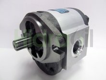 Imagen C22.4L29163 Dynamatic Sauer Danfoss bomba hidráulica de engranajes de 22,4 cc/rev con eje estriado