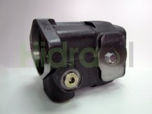 Thumbnail of C44.0L36815 Dynamatic Sauer Danfoss Sundstrand bomba hidráulica de engranajes de 44 cc/rev con eje estriado