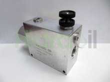 Imagen 0M4203700500000 Oil Control Válvula reguladora de caudal línea 1" GAS (BSPP) de 3 vías compensada