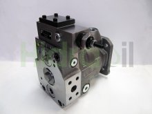 Imagen PV016R1L1T1NMMC Parker bomba hidráulica de pistones caudal variable 16 cc/rev con eje estriado DIN