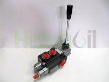 Imagen DM38/1 Hidraoil distribuidor manual de 1 palanca 3/8" para doble efecto, retorno muelle, monobloque