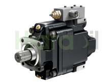 Imagen VP1-045-R 3780334 Parker bomba hidráulica de pistones caudal variable 45 cc/rev LS con eje estriado 8 dientes giro a derechas