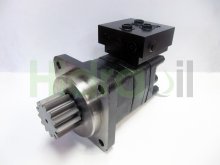 Imagen 151F0356 OMS 200 H Sauer Danfoss motor hidráulico orbital 200 cc/rev con piñón de 13 dientes