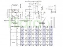 Thumbnail of SNP2/17 D CO01 Sauer Danfoss Turolla bomba hidráulica de engranajes 17 cc/rev con eje cónico 1:8 a derechas