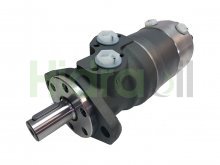 Imagen 151-6468 OMR 375 F Sauer Danfoss motor hidráulico orbital 375 cc/rev con freno con eje cilíndrico