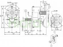 Thumbnail of 101839 Hidraoil inversor de giro para toma de fuerza relación 1:1 potencia 30CV para tractores pequeños entrada hembra salida macho