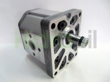 Imagen ALP3-D-135 Marzocchi bomba hidráulica de engranajes 87 cc/rev con eje cónico tomas para brida giro a derechas