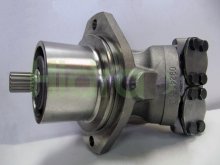 Imagen A2FE63/61W-VZL100 Bosch Rexroth motor hidráulico de pistones 63 cc/rev con eje estriado