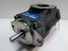 Imagen T67CB-B10-B03-1R00-A111 Denison Parker bomba hidráulica doble de paletas 10+3 galones/minuto con eje cilíndrico