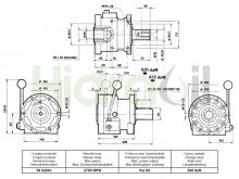 Thumbnail of EM30501 Hidraoil embrague mecánico sin brida Eje 42 mm Giro a derechas 580 Nm 60 kW
