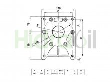 Imagen EM30403 Hidraoil brida embrague mecánico para bomba Grupo 4