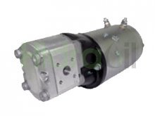 Imagen 102372 Hidraoil motor-bomba hidráulica 48V DC 3,7 kW con 11 cc/rev bomba de engranajes