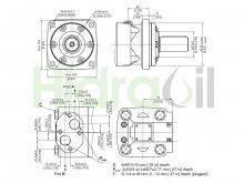 Thumbnail of WMTF-T160 Hidraoil motor hidráulico toma fuerza alternativa 160 cc/rev 30 CV 540 rpm con eje estriado agrícola