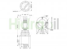 Thumbnail of PVRE 162F1304 Sauer Danfoss joystick palanca de mando con 3 funciones proporcionales con kit adaptación serie 1