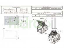 Thumbnail of 01-PHP3-120-F-H-R-M Berarma bomba hidráulica de paletas de caudal variable 120 cc/rev con control de presión hidráulico 210 bar