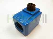 Imagen 02-124661 Vickers Eaton bobina 12V DC 30W para electroválvulas DG4V-3 conector AMP
