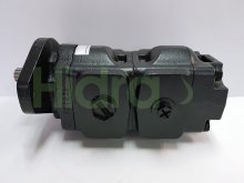 Miniatura de 20/925580 JCB bomba hidráulica de engranajes doble para retrocargadoras mixtas