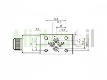Thumbnail of WEVNG6-2A-12VDC Hidraoil electroválvula 4/2 NG6 centro P con T 12V DC