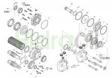 Imagen OMT FH FL FX Despiece Sauer Danfoss motor hidráulico orbital con freno repuestos