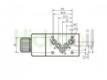 Thumbnail of WEVNG10-1A-12VDC Hidraoil electroválvula 4/2 NG10 centro cerrado 12V DC