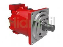 Imagen M3X530ACN-501A Kawasaki KPM motor hidráulico pistones 530 cc/rev con eje estriado