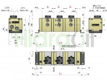 Thumbnail of MVA0220 VM Vivolo divisor de caudal de engranajes de 2 elementos 2.2 cc/rev alta precisión Vivoil