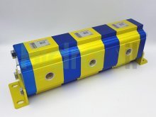 Imagen 9RD0363 Vivolo divisor de caudal de engranajes de 3 elementos 40 cc/rev sin válvulas grupo 2 Vivoil