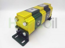 Imagen 9RD0236 Vivolo divisor de caudal de engranajes de 2 elementos 9,8 cc/rev sin válvulas grupo 1 Vivoil