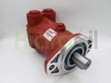 Imagen 74318-DCL Eaton Cessna motor hidráulico de pistones 40.6 cc/rev con eje cilíndrico D28.55 conexiones en parte superior
