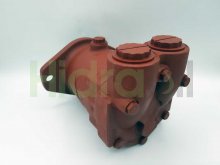 Thumbnail of 74318-DCL Eaton Cessna motor hidráulico de pistones 40.6 cc/rev con eje cilíndrico D28.55 conexiones en parte superior