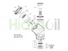 Imagen 3786997 Parker kit de juntas para motor hidráulico pistones F1-025-M F1-041-M F1-051-M F1-061-M F1-081-M F1-101-M