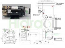 Thumbnail of 104235 Hidraoil motor-bomba hidráulica 24V DC 4.5 kW con 4.5 cc/rev bomba de engranajes
