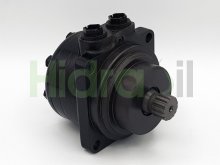 Imagen 11111636 Dinamic Oil motor hidráulico orbital 80 cc/rev con eje estriado para cabrestantes y reductores