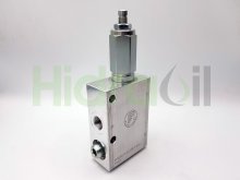 Imagen FPRPU D 30 CB P 3/8 35 Fluid Press válvula reductora de presión en línea 30 lit/min 35-180 bar 3/8" BSP