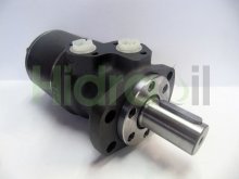 Imagen 151-6018 OMR 375 Sauer Danfoss motor hidráulico orbital 375 cc/rev con eje cilíndrico 25 mm y brida A4