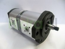 Imagen 0510665417 Bosch Rexroth bomba hidráulica doble de engranajes con eje cónico