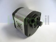 Imagen 0510415328 Bosch Rexroth bomba hidráulica de engranajes 8 cc/rev con eje estriado 9 dientes